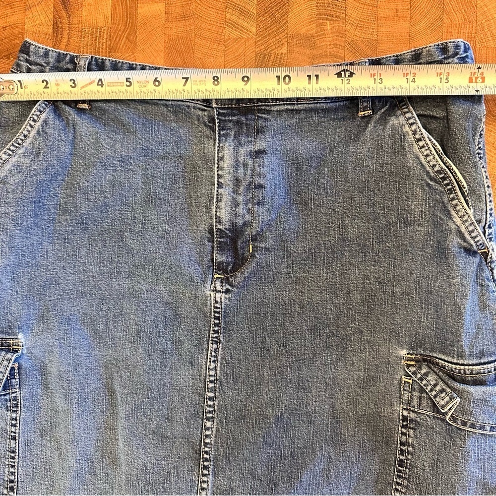 Vintage Cherokee Blue Denim Skirt- Women’s Size Large 12 - Picture 4 of 6